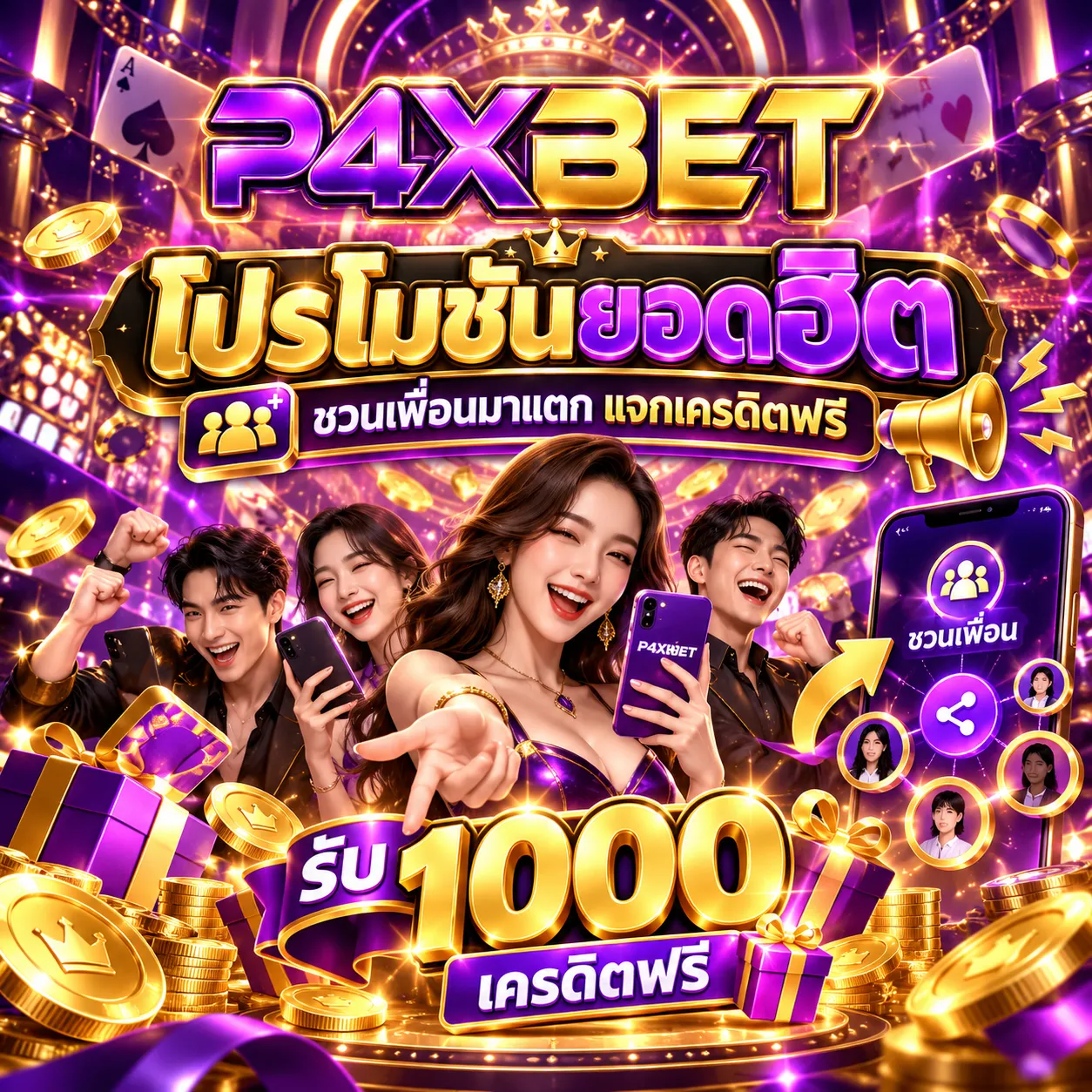 P4XBET โปรโมชันยอดฮิต